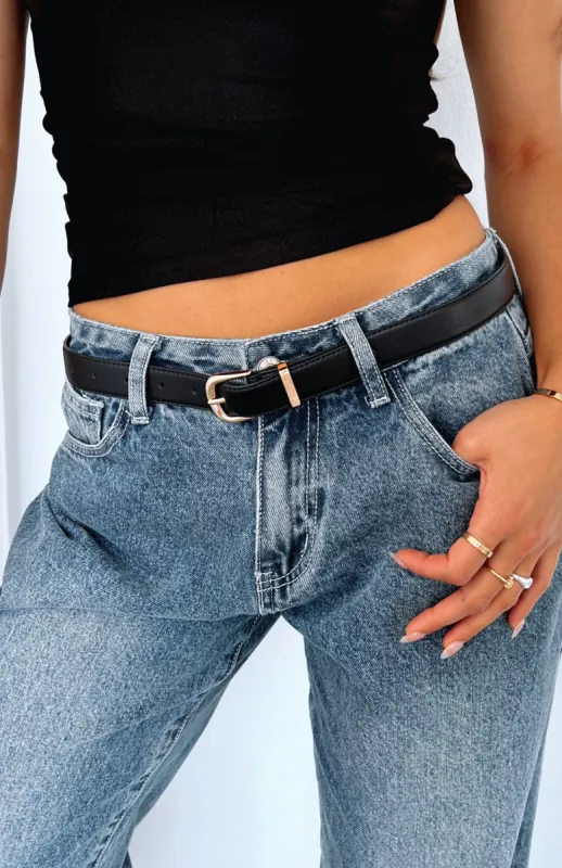 Marta Belt Black/Gold sold by White Fox Boutique