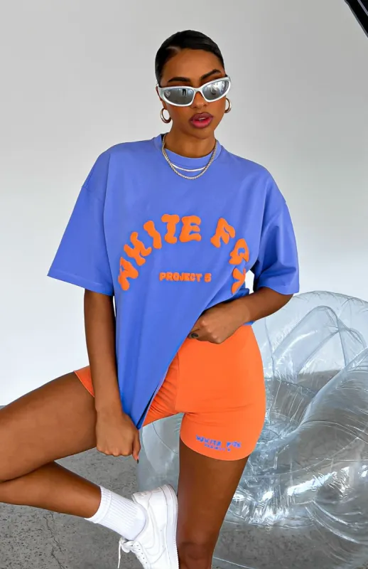Project 5 Oversized Tee Grape sold by White Fox Boutique