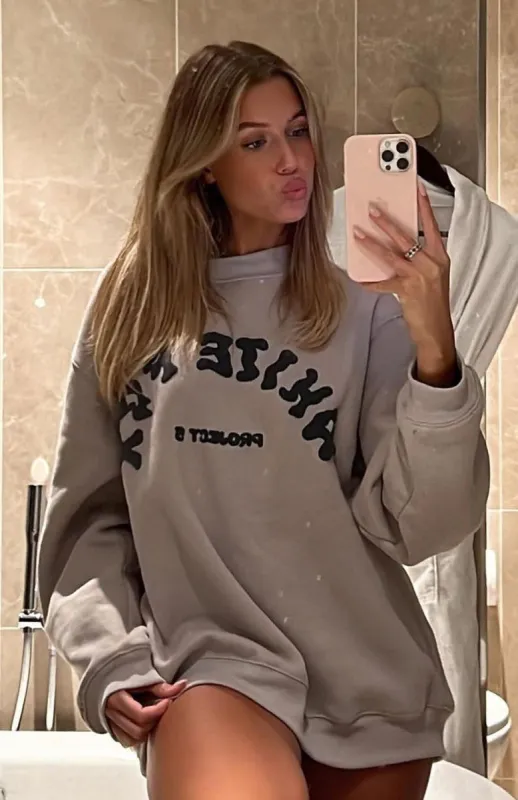 Project 5 Oversized Sweater Lunar sold by White Fox Boutique