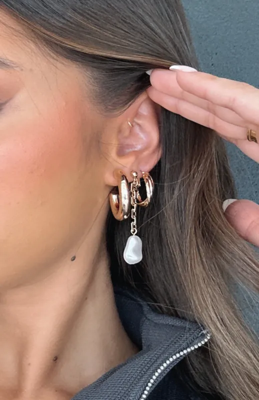 Reign Earring Set Gold sold by White Fox Boutique