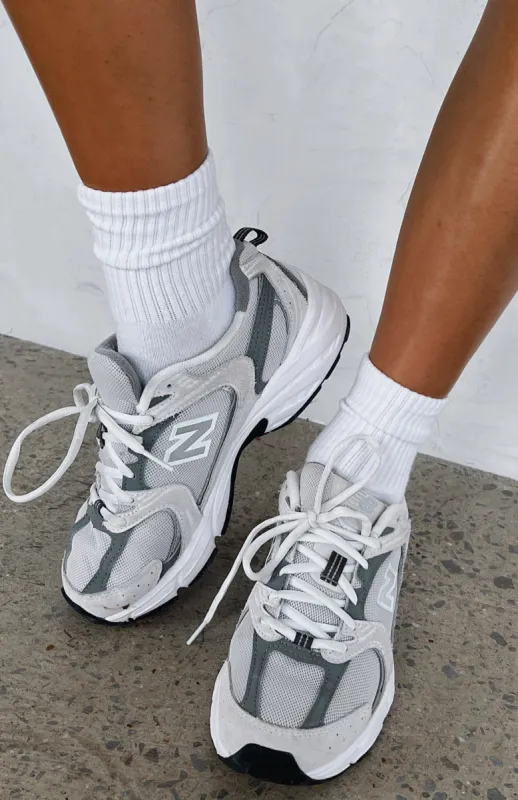 Keep It Quiet Socks White sold by White Fox Boutique