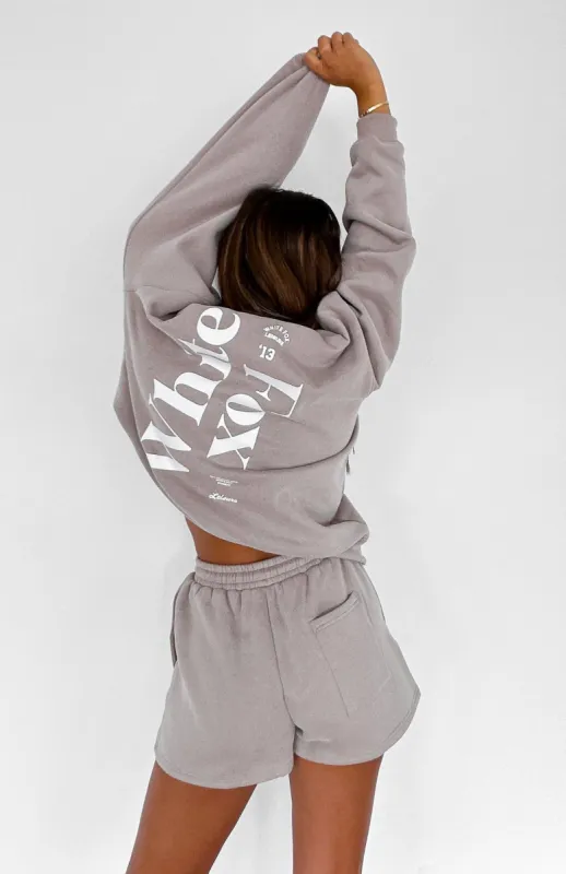 Turn It Around Oversized Sweater Taupe sold by White Fox Boutique