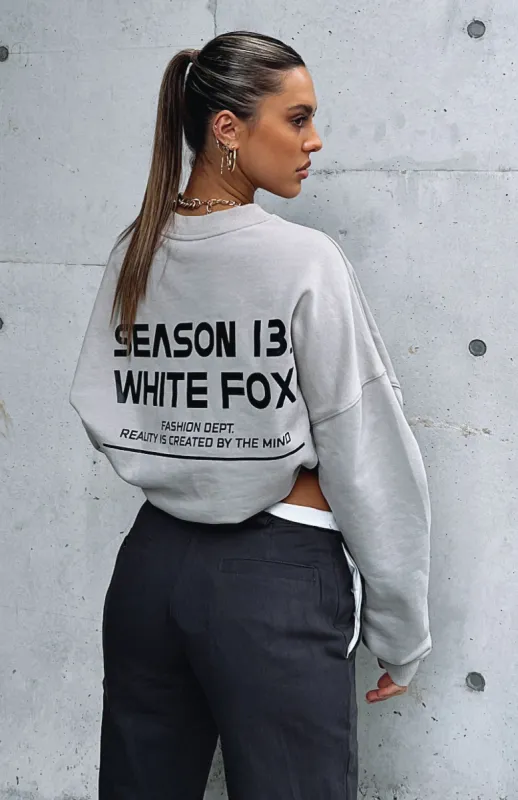 High Status Sweater Mushroom sold by White Fox Boutique