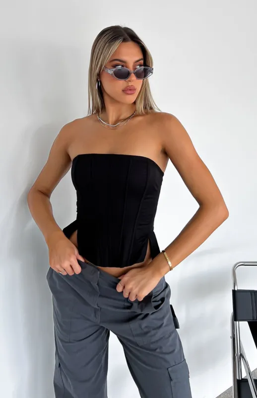 Always A Good Idea Bustier Black sold by White Fox Boutique