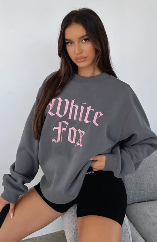 Let's Go For A Ride Oversized Sweater Volcanic sold by White Fox Boutique