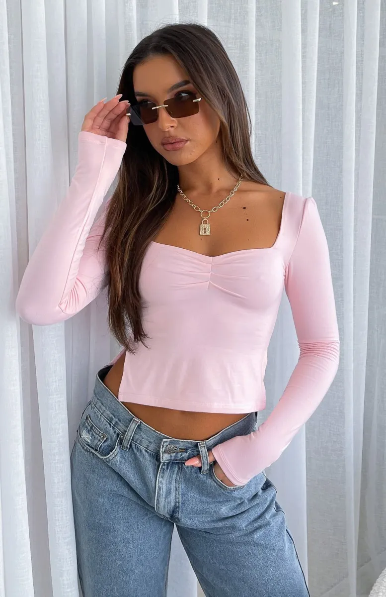 Organic Cotton Long Sleeve Swing Tee - Baby Pink – Zutano