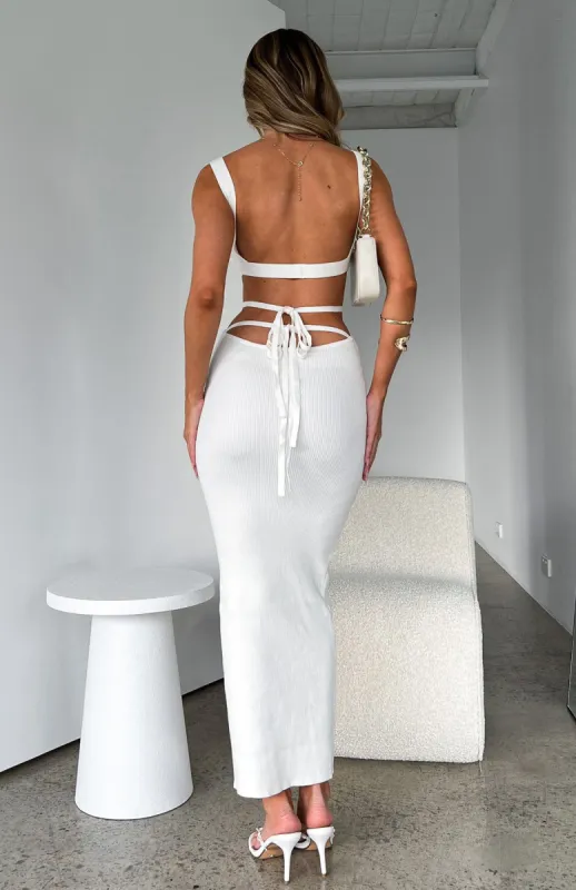 All For Fun Maxi Dress White sold by White Fox Boutique