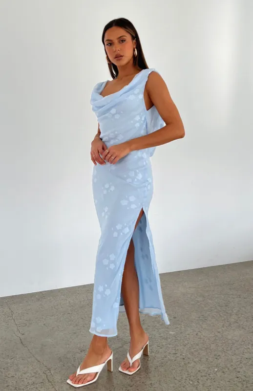 This Is The Year Maxi Dress Baby Blue sold by White Fox Boutique