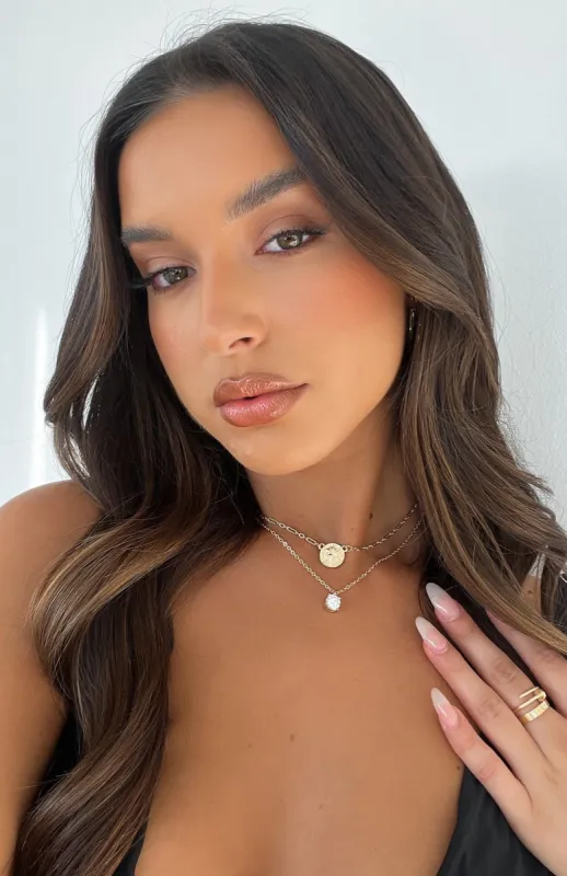 Nicole Necklace Gold sold by White Fox Boutique