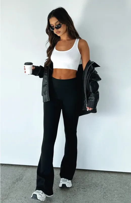 Bold Move Flare Pants Black sold by White Fox Boutique