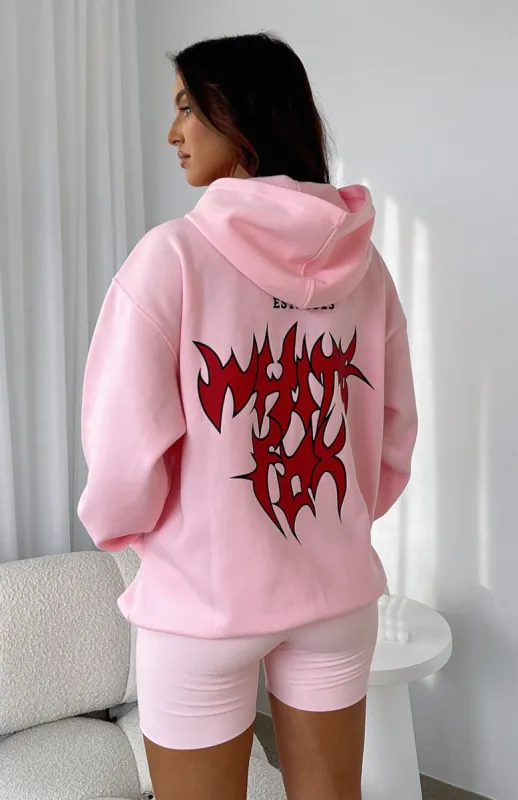 Bring That Energy Oversized Hoodie Pink sold by White Fox Boutique