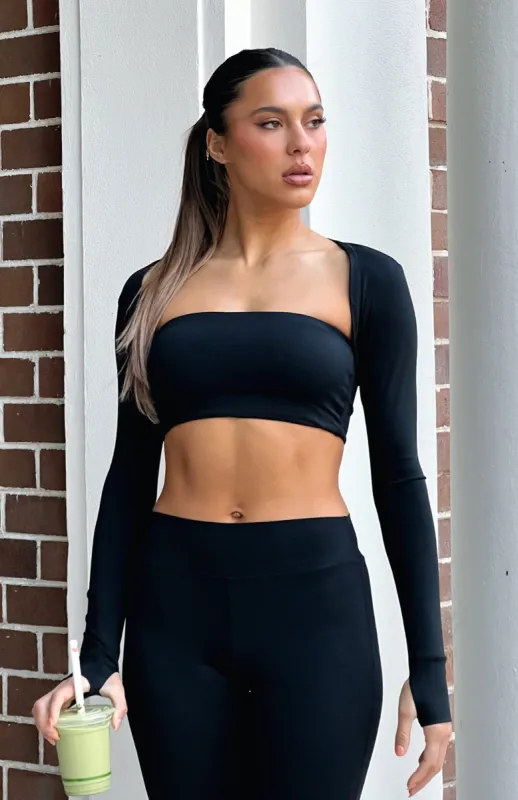 Counting Reps Bolero Black made by White Fox Boutique