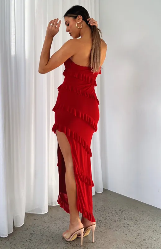 Sweet Desire Maxi Dress Red sold by White Fox Boutique