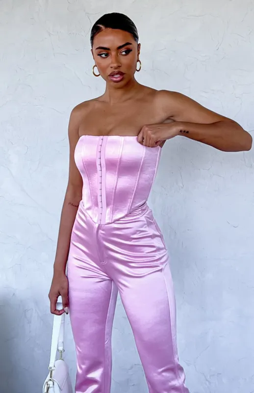 The New Look Bustier Pink sold by White Fox Boutique