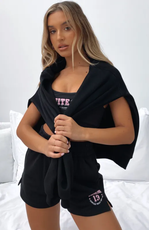 She's A Natural Shorts Black sold by White Fox Boutique