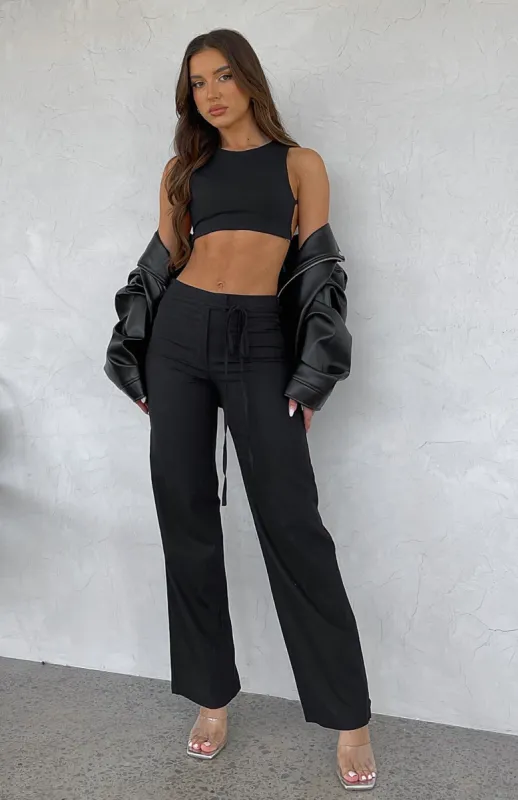 One You Want Pants Black sold by White Fox Boutique