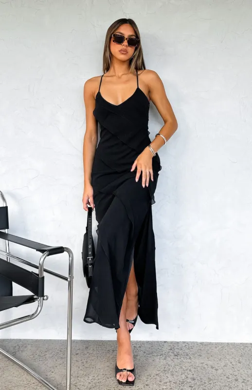 From Another World Maxi Dress Black sold by White Fox Boutique
