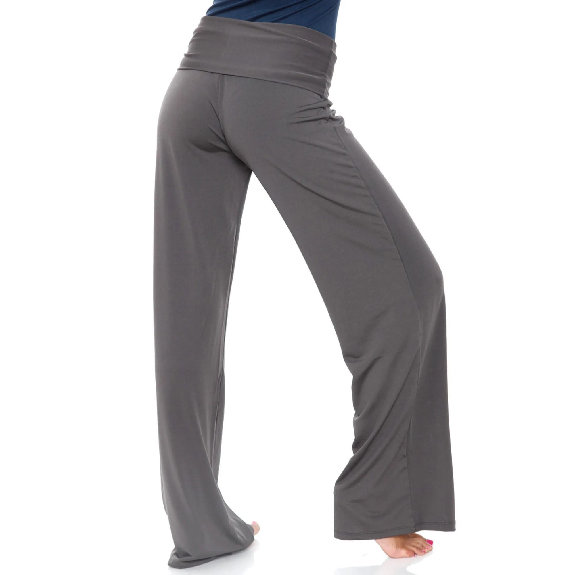 Women's Solid Palazzo Pants sold by White Mark product image thumbnail 2