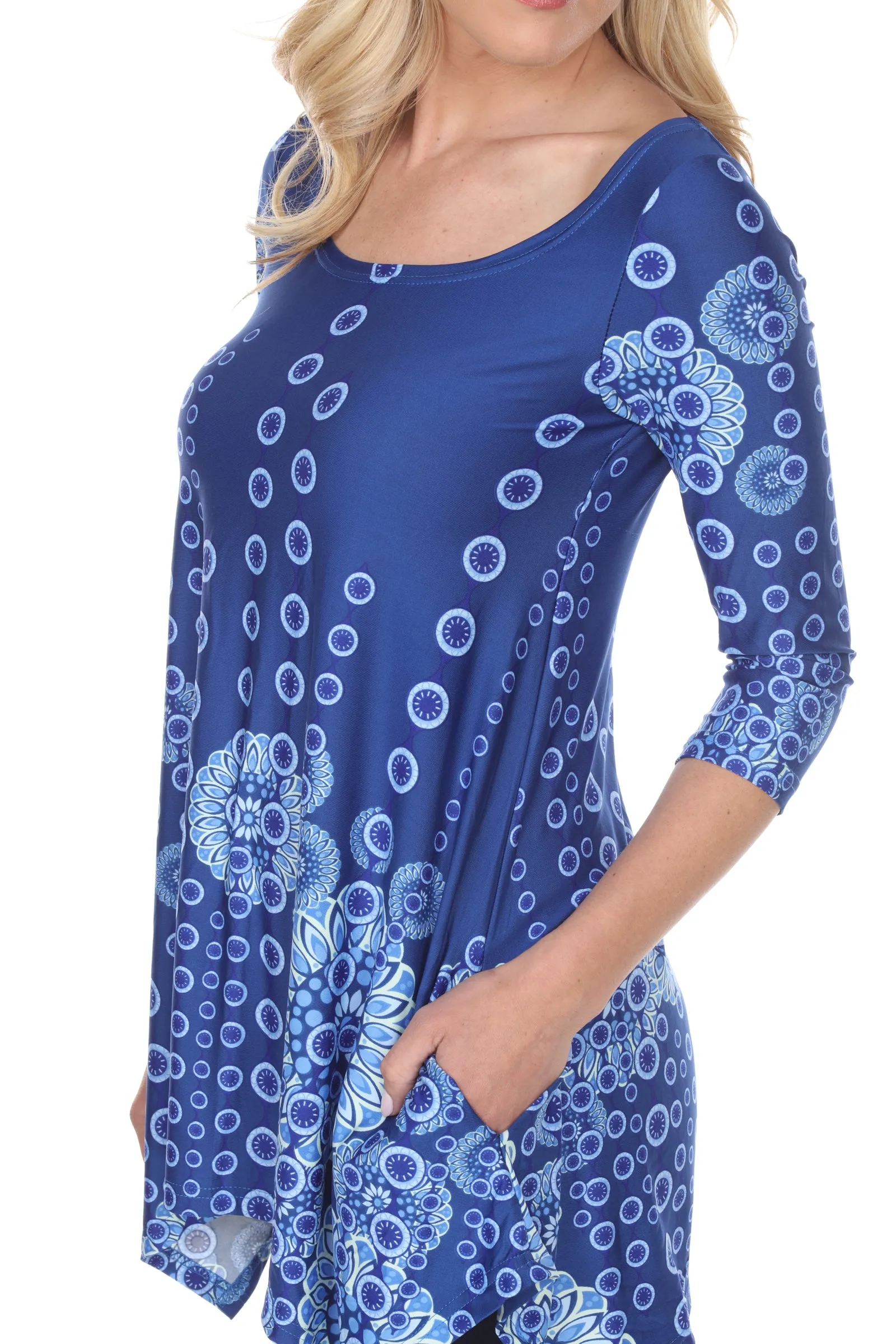 Women's Rella Tunic Top sold by White Mark product image thumbnail 3