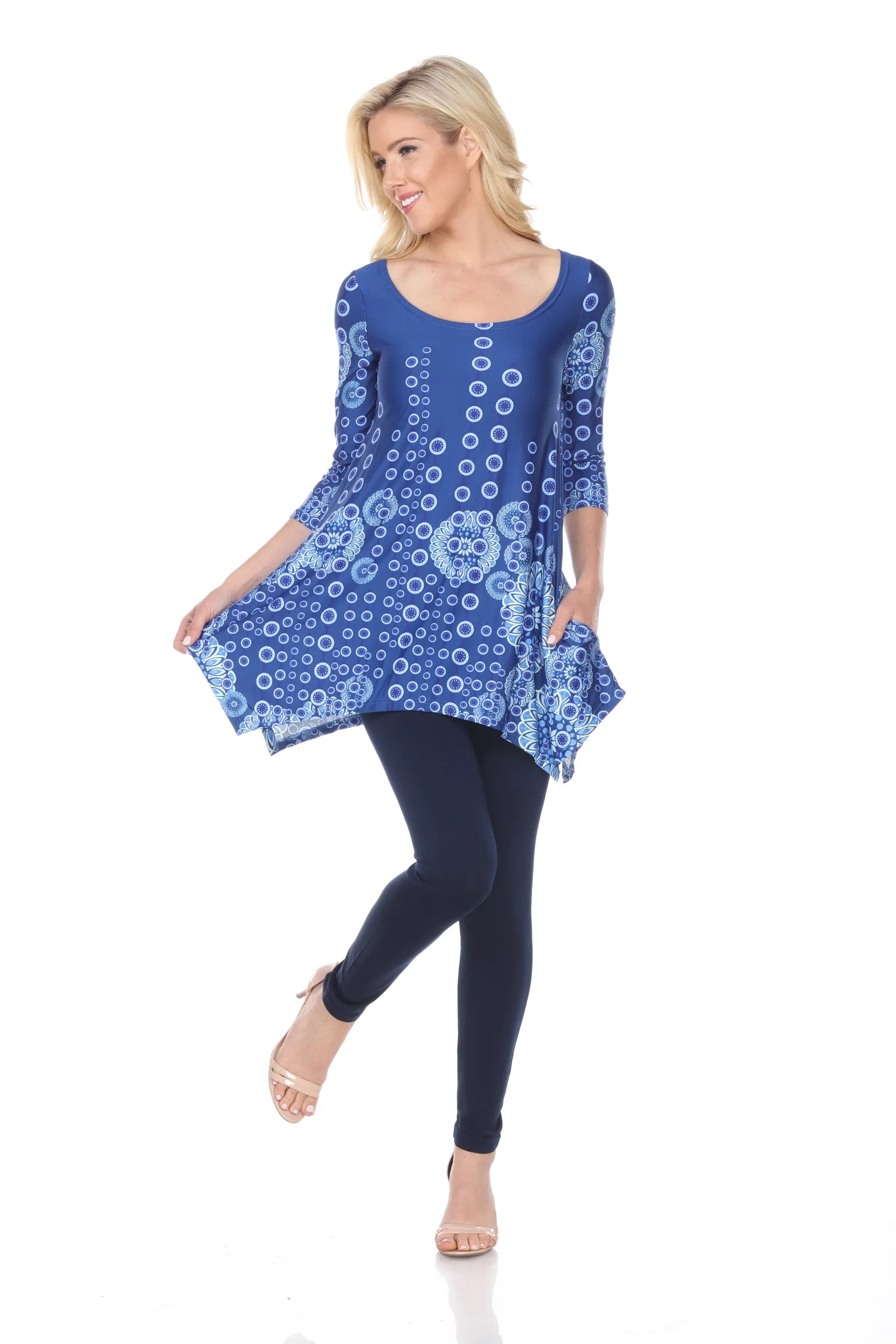 Women's Rella Tunic Top sold by White Mark product image thumbnail 4
