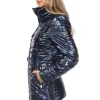 Women's Metallic Puffer Coat sold by White Mark