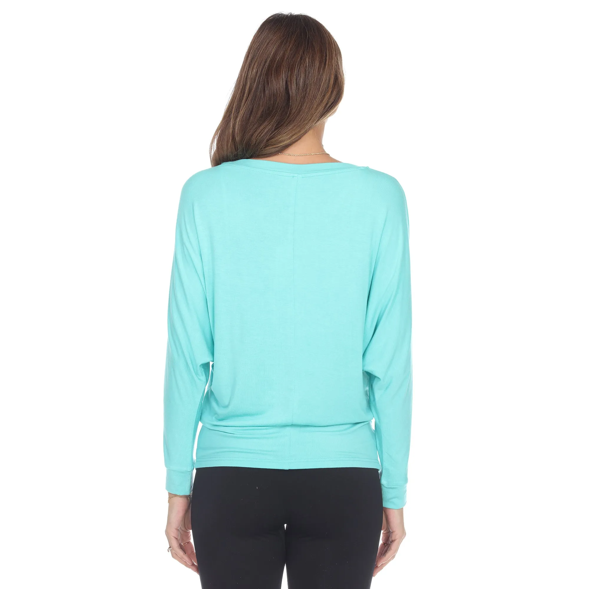 Women's Banded Dolman Top sold by White Mark product image thumbnail 3