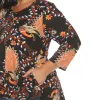 Women's Plus Size Vibrant Boho Swing Top sold by White Mark