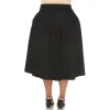 Plus Size Flared Tweed Skirt sold by White Mark