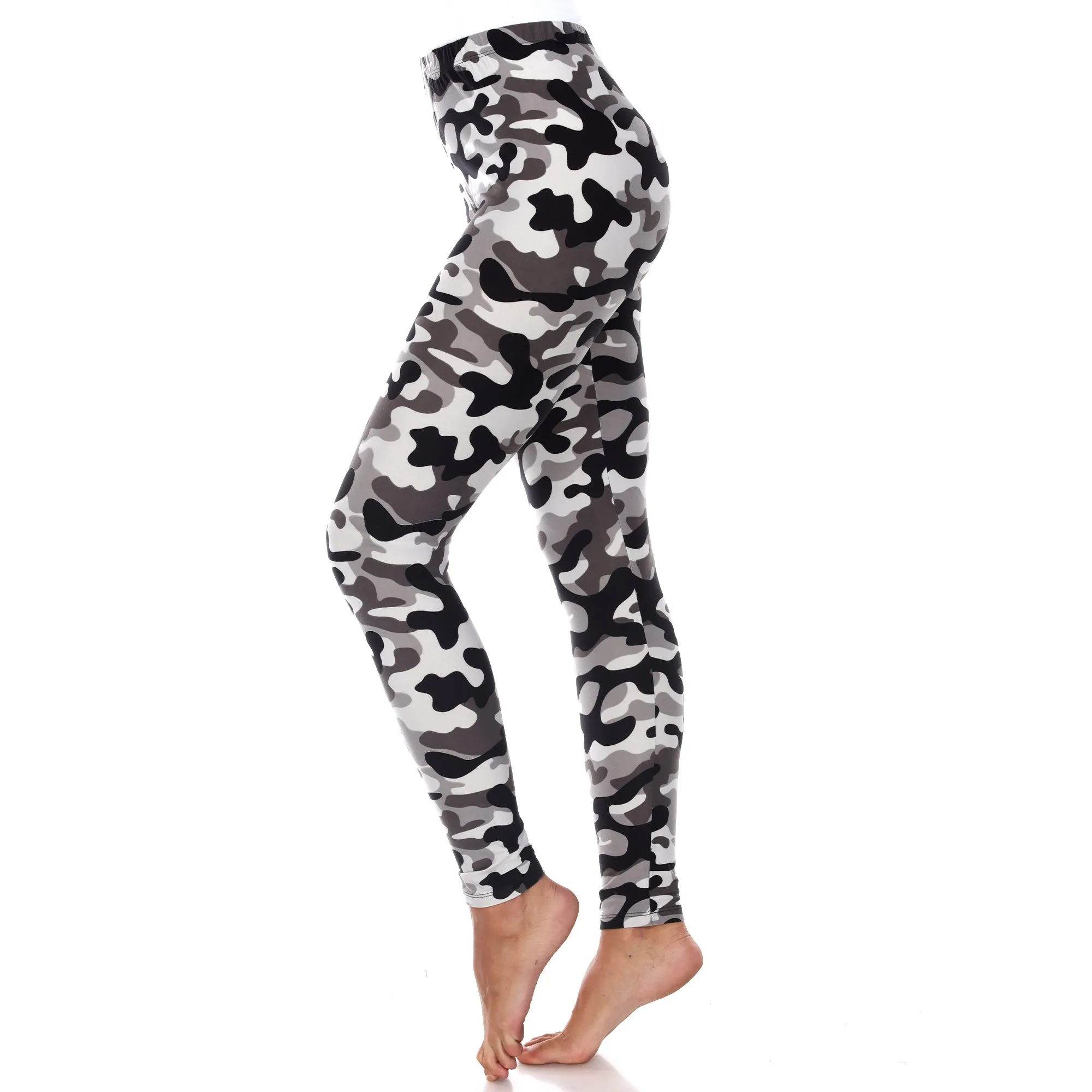 Super Soft Camo Printed Leggings sold by White Mark product image thumbnail 3