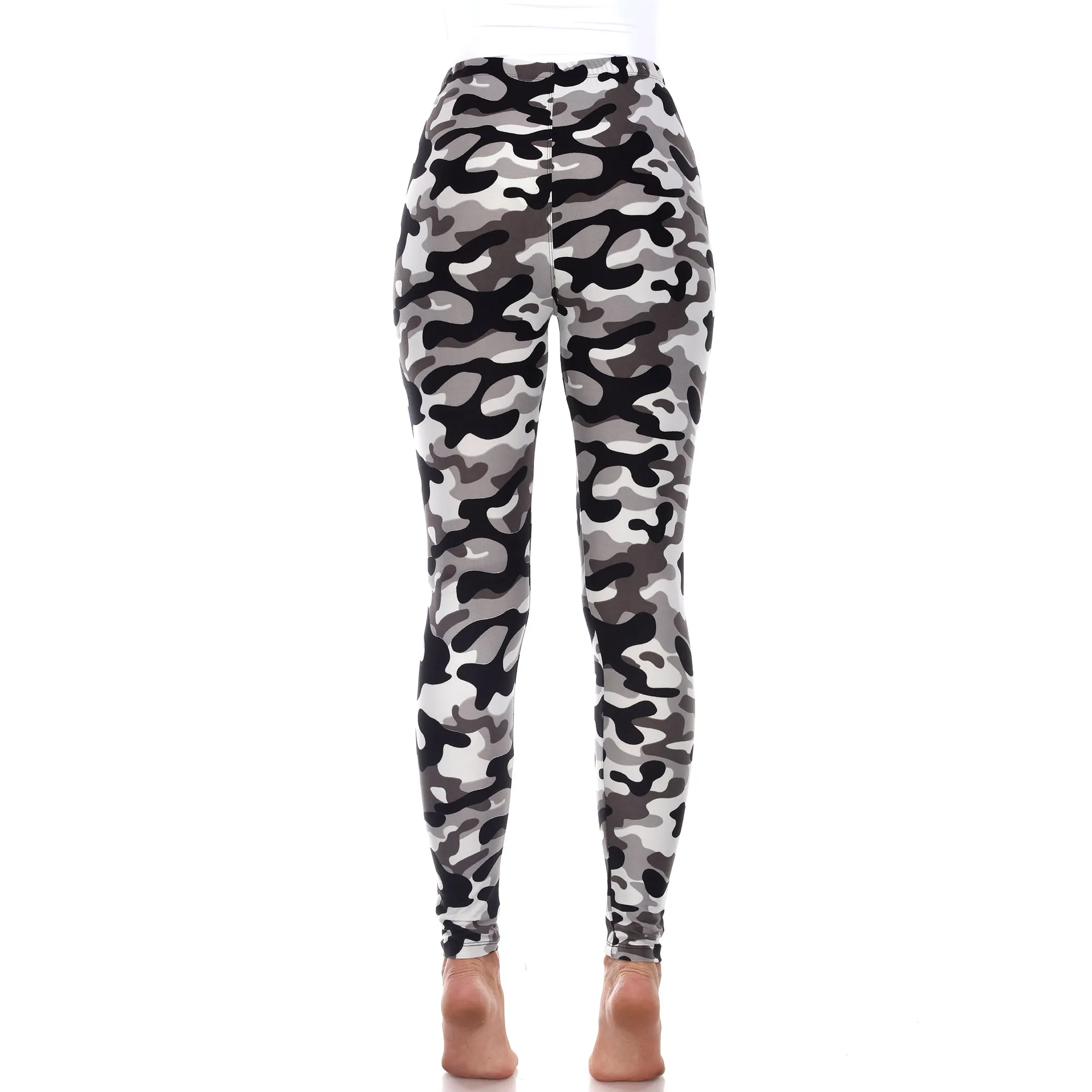 Super Soft Camo Printed Leggings sold by White Mark product image thumbnail 4