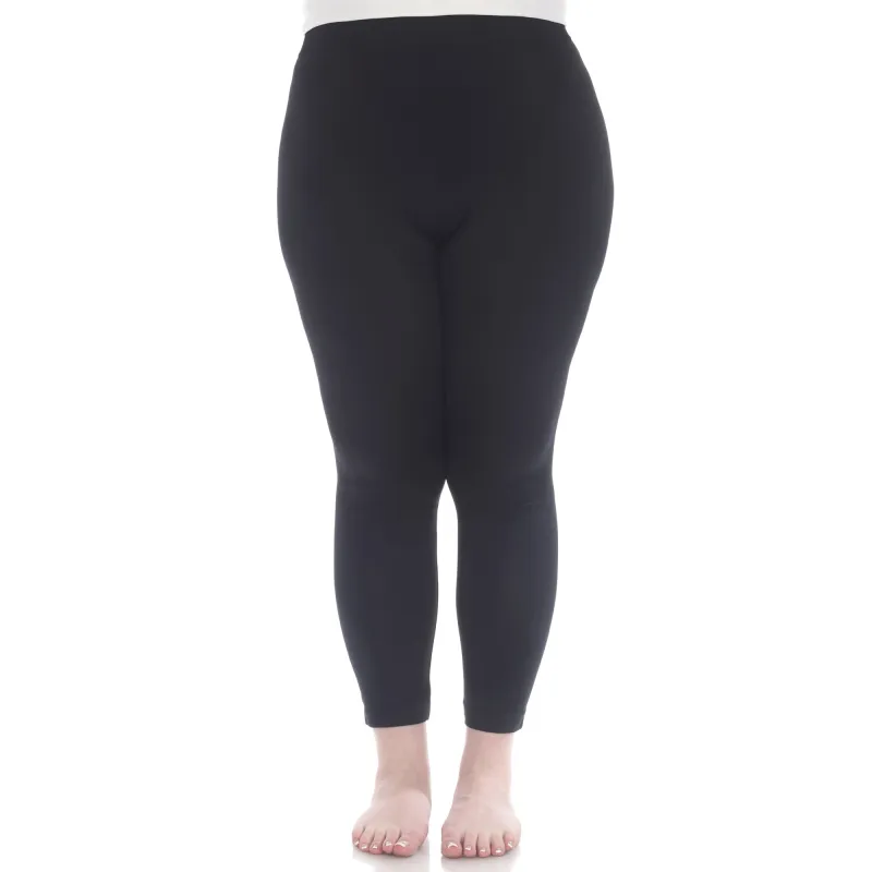 Plus Size Solid Leggings sold by White Mark