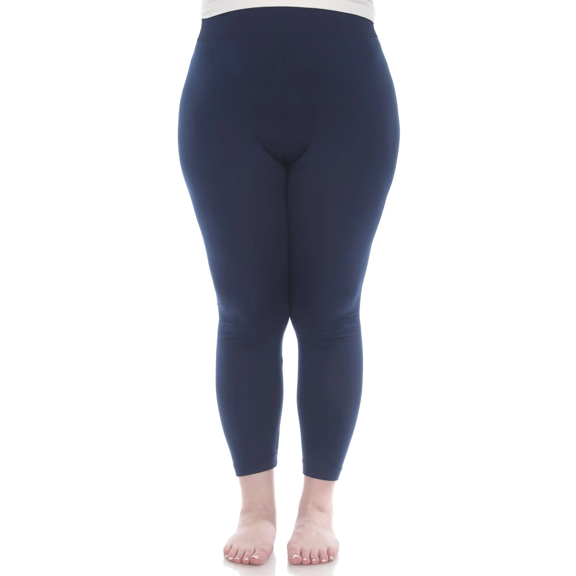 Plus Size Solid Leggings sold by White Mark product image thumbnail 5