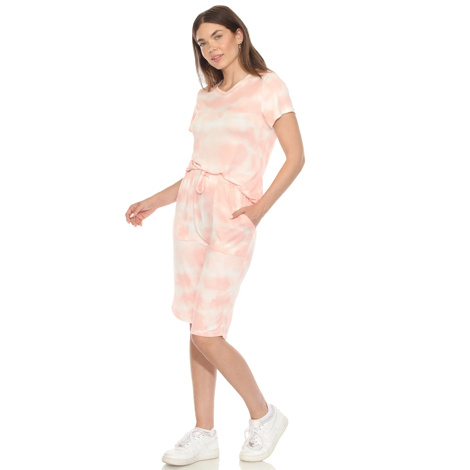 Women's Soft Capri Pajama Lounge Set sold by White Mark product image thumbnail 3