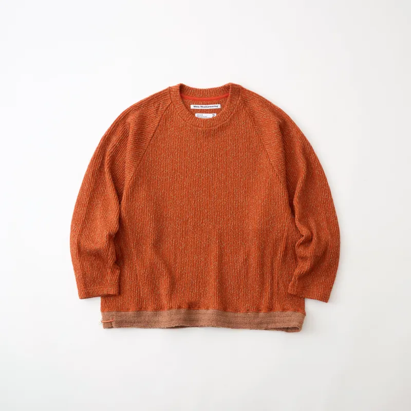 MELANGE WIDE RAGLAN PULLOVER sold by White Mountaineering