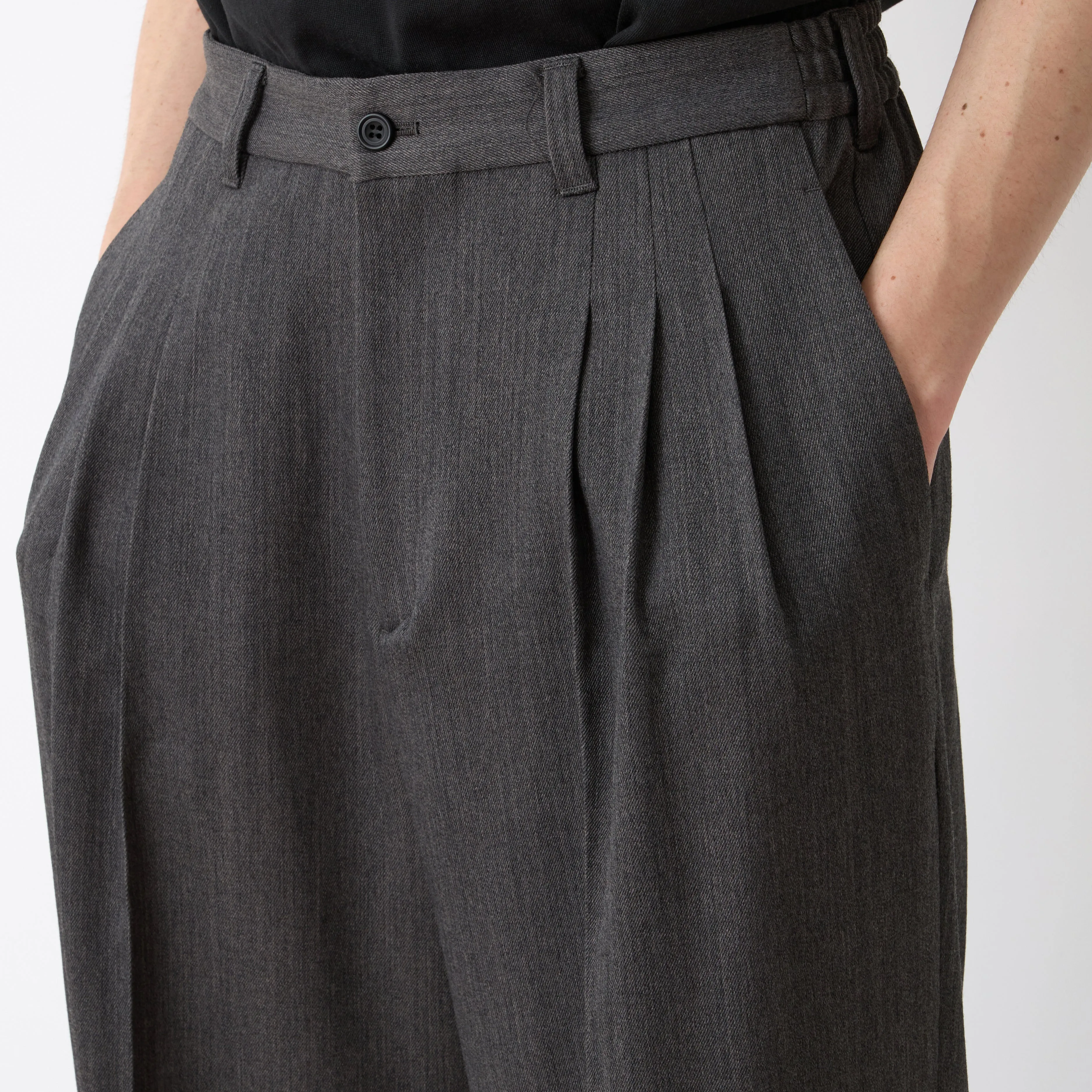 3 TUCK WIDE PANTS sold by White Mountaineering product image thumbnail 5