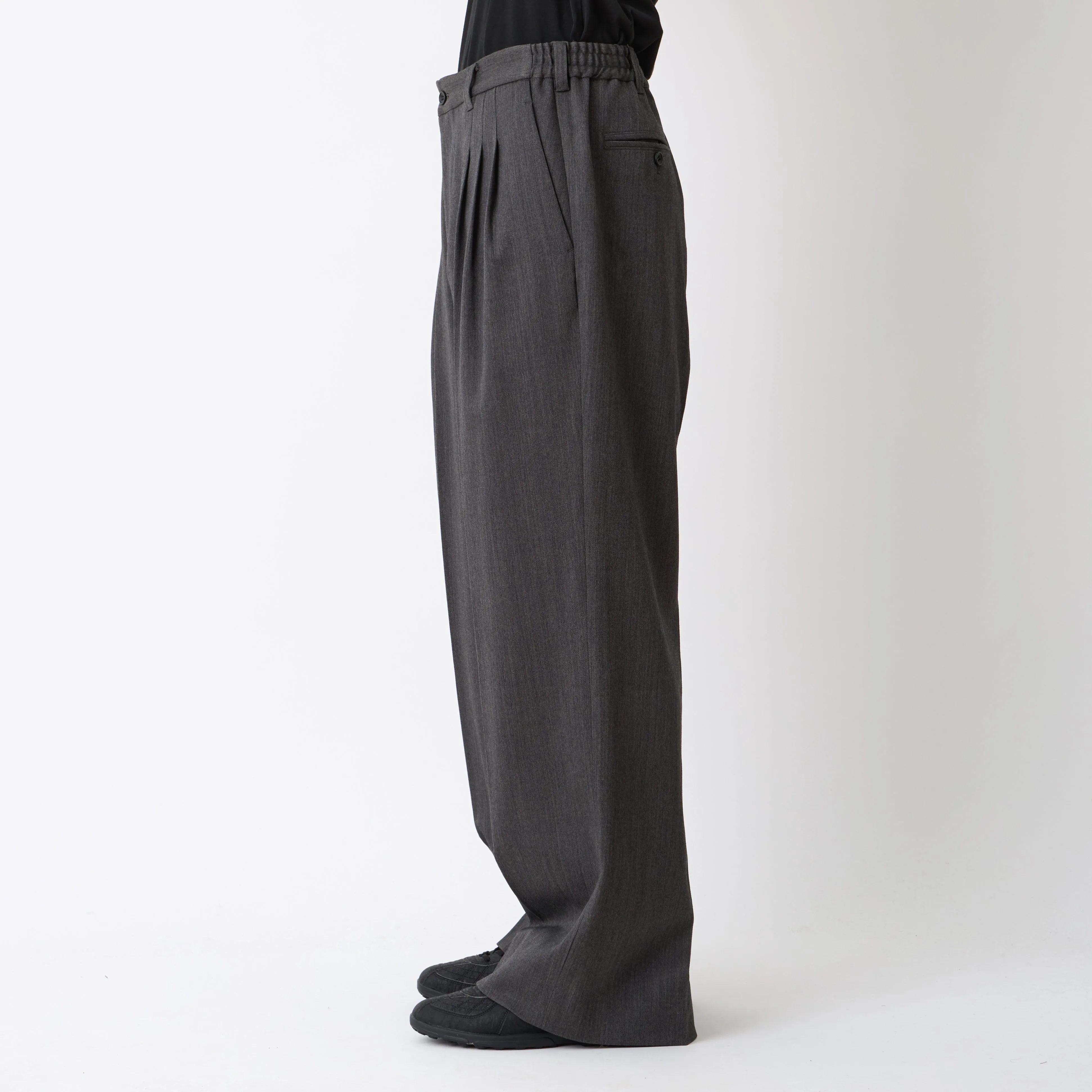 3 TUCK WIDE PANTS sold by White Mountaineering product image thumbnail 4