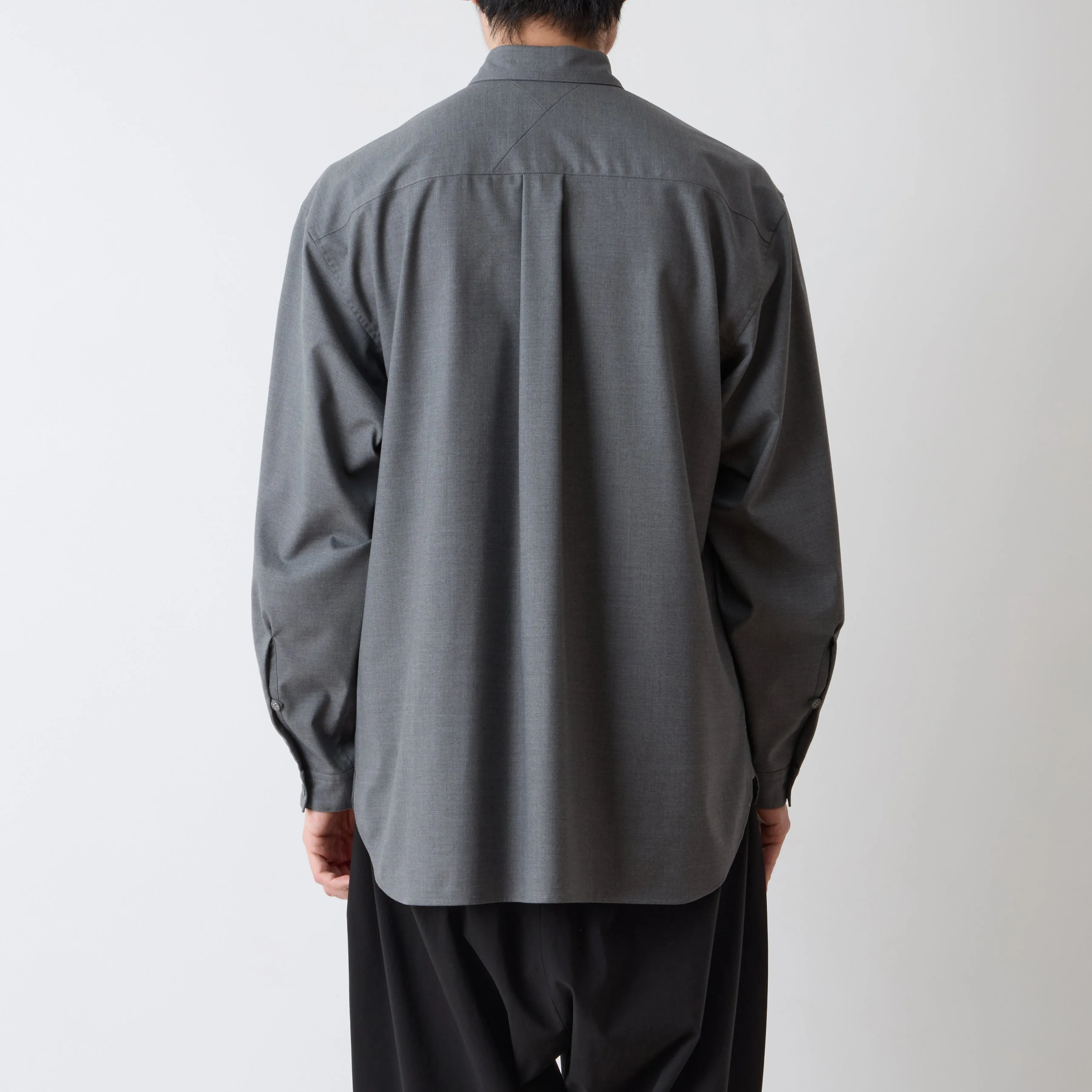MID GUSSET SLEEVE STRETCH SHIRT sold by White Mountaineering product image thumbnail 3