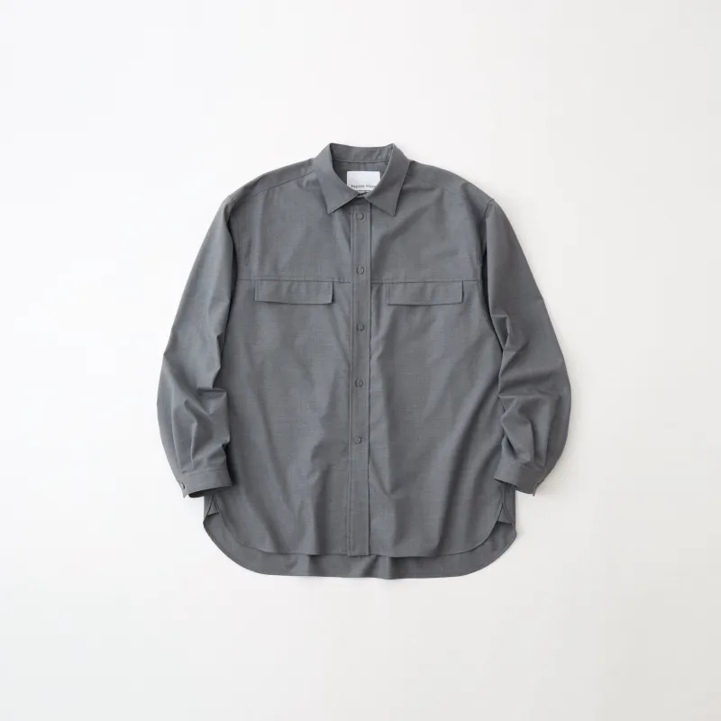 MID GUSSET SLEEVE STRETCH SHIRT made by White Mountaineering