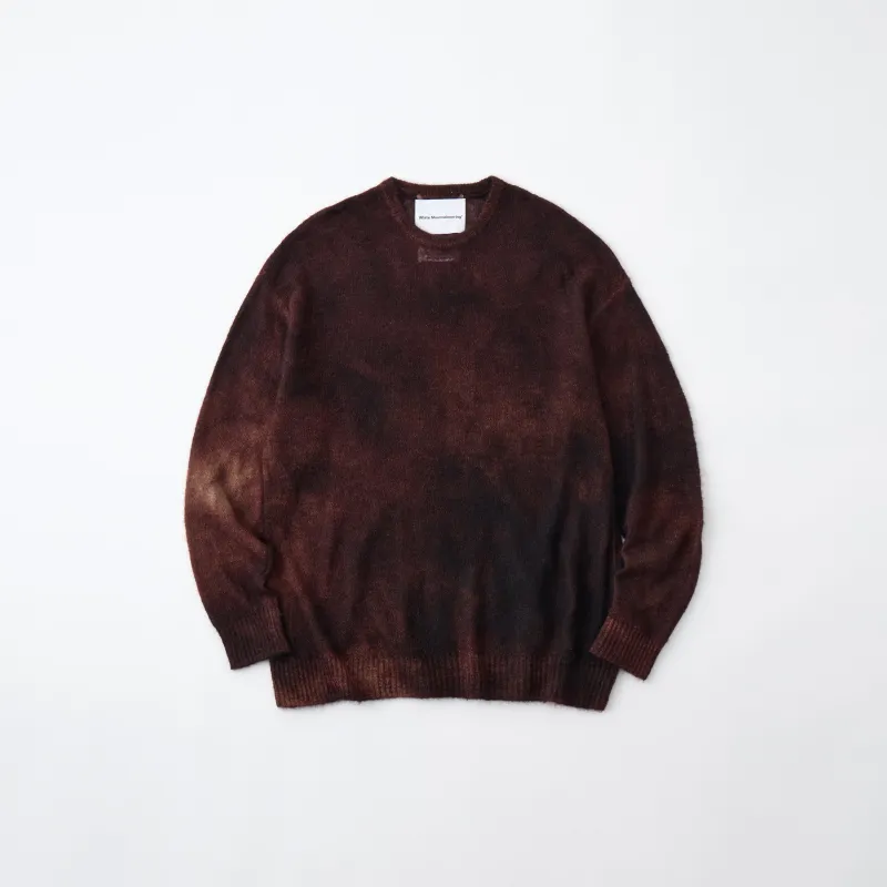 GARMENT DYE MOHAIR KNIT PULLOVER sold by White Mountaineering