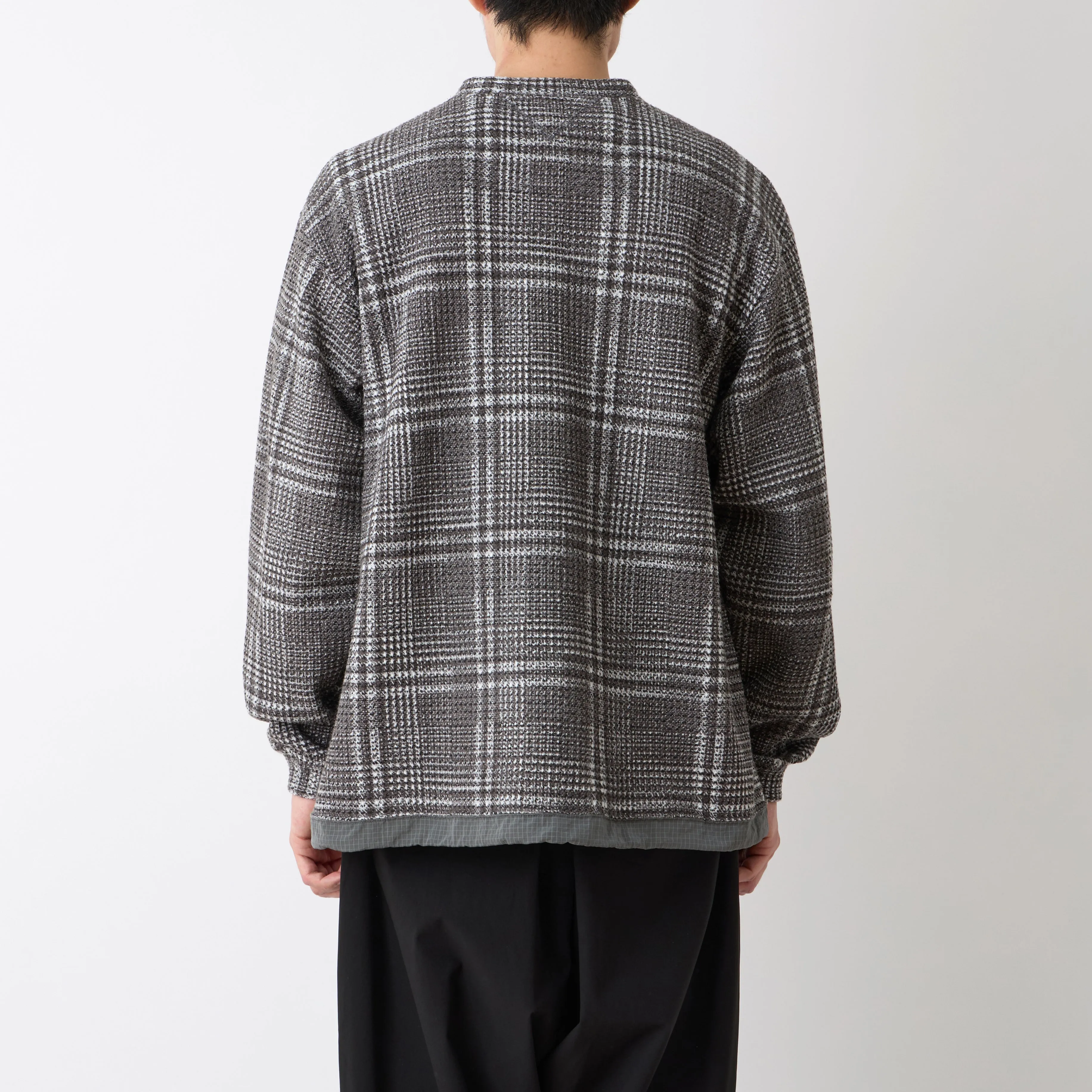 HALF ZIP CHECK PULLOVER sold by White Mountaineering product image thumbnail 3