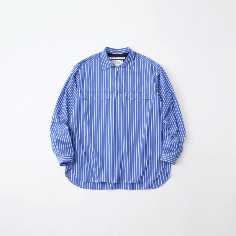 GUSSET SLEEVE STRIPE PULLOVER SHIRT sold by White Mountaineering