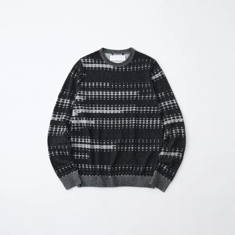 DOT STRIPE KNIT PULLOVER sold by White Mountaineering