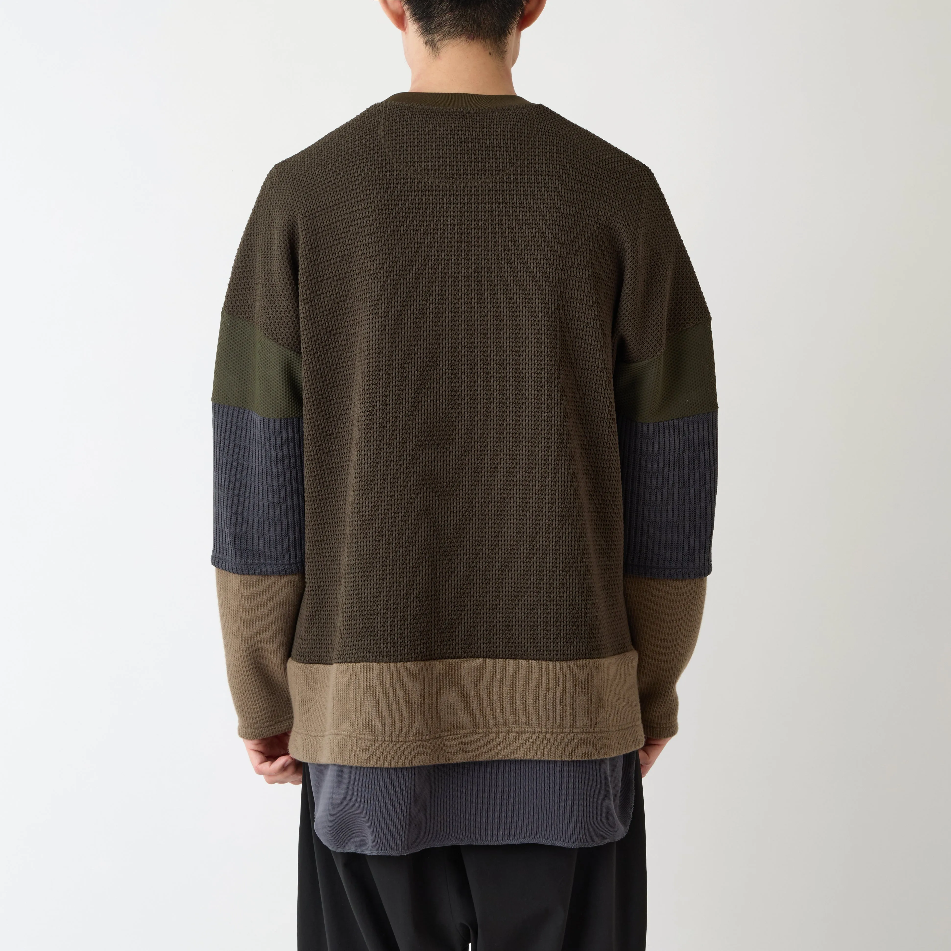LAYERED LONG SLEEVE T-SHIRT sold by White Mountaineering product image thumbnail 3