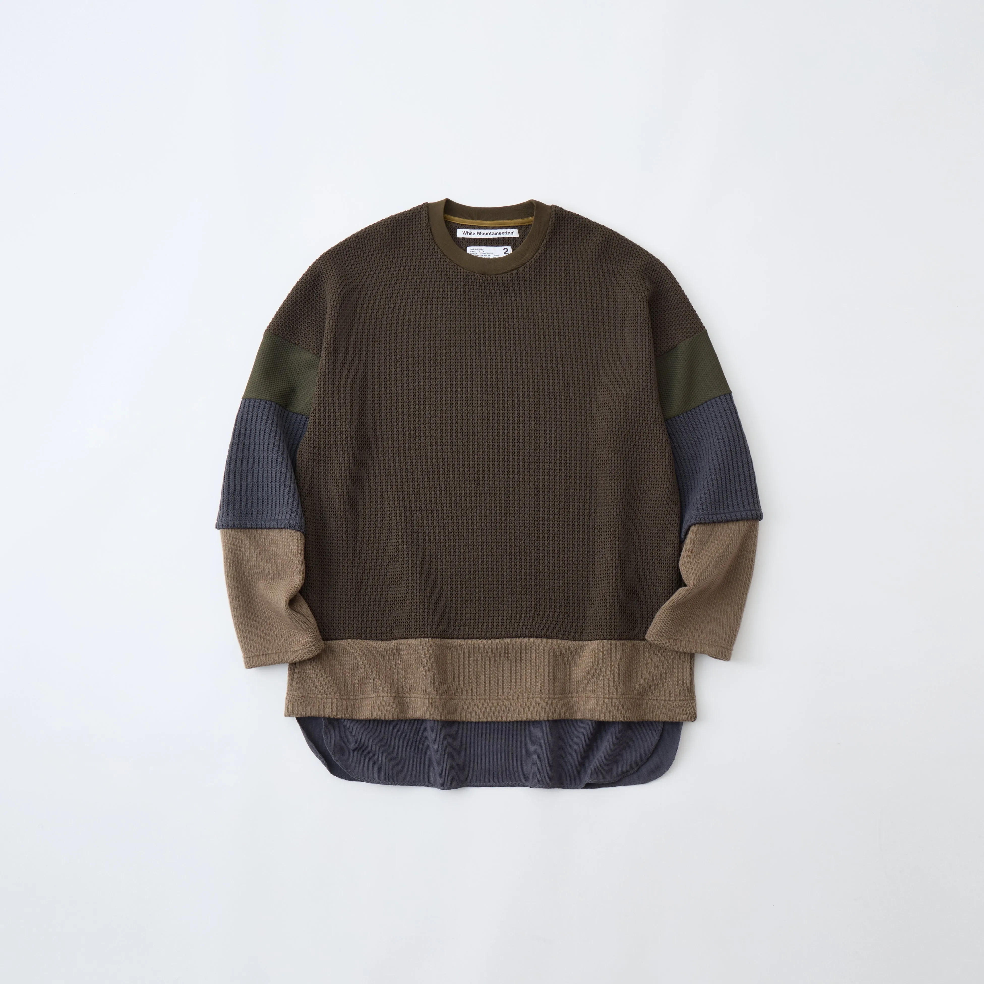 LAYERED LONG SLEEVE T-SHIRT sold by White Mountaineering