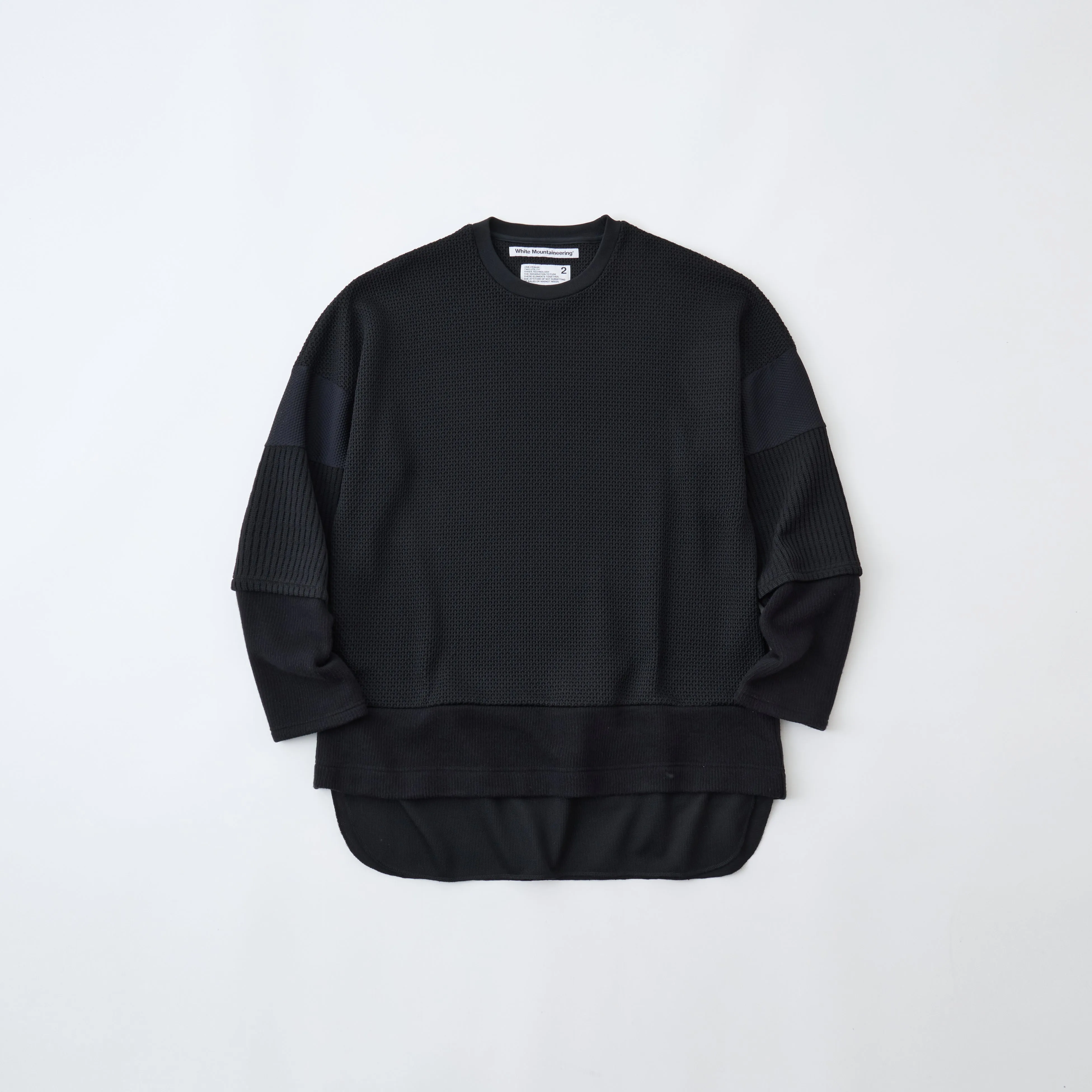 LAYERED LONG SLEEVE T-SHIRT sold by White Mountaineering product image thumbnail 5