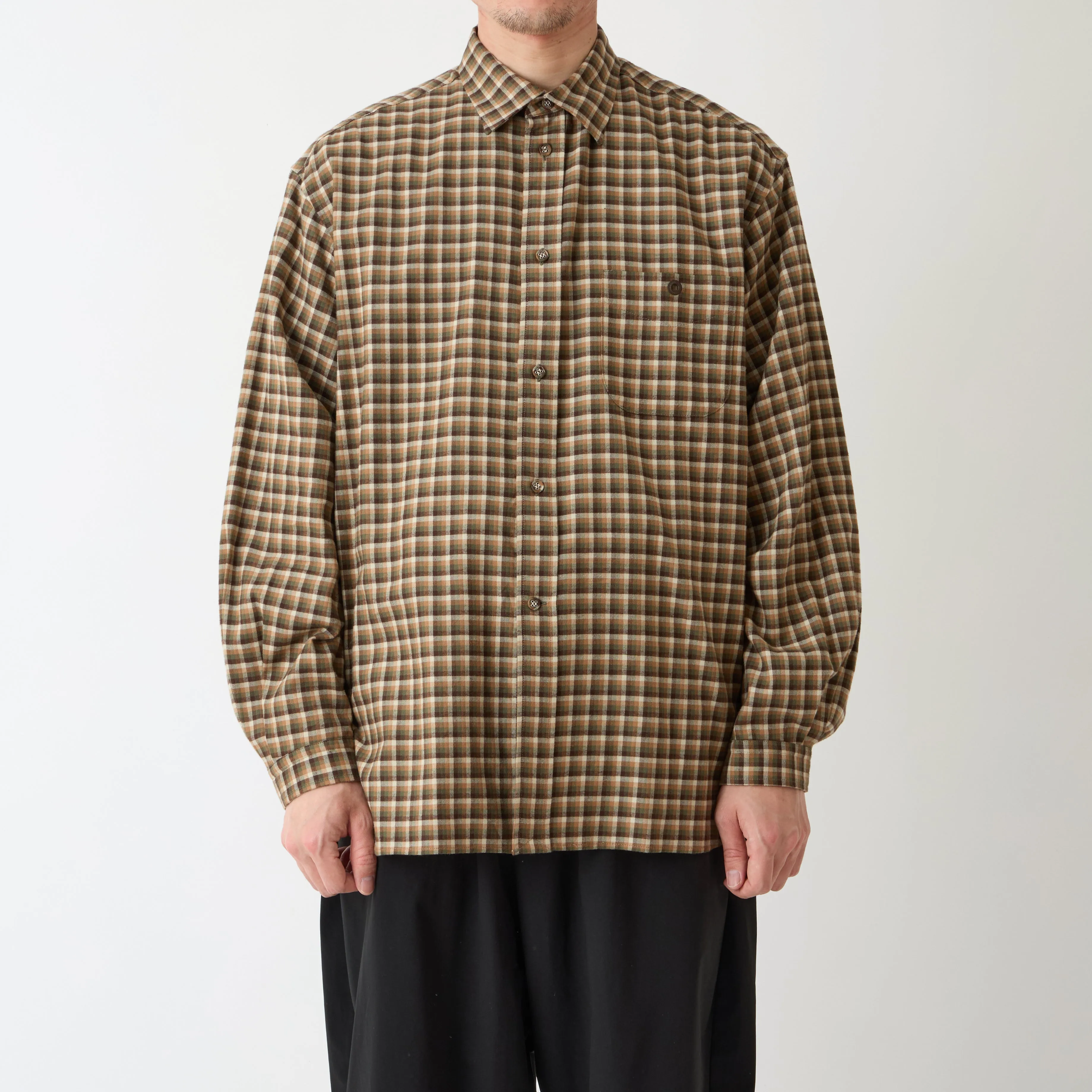 GUSSET SLEEVE EYELET POCKET SHIRT sold by White Mountaineering product image thumbnail 2