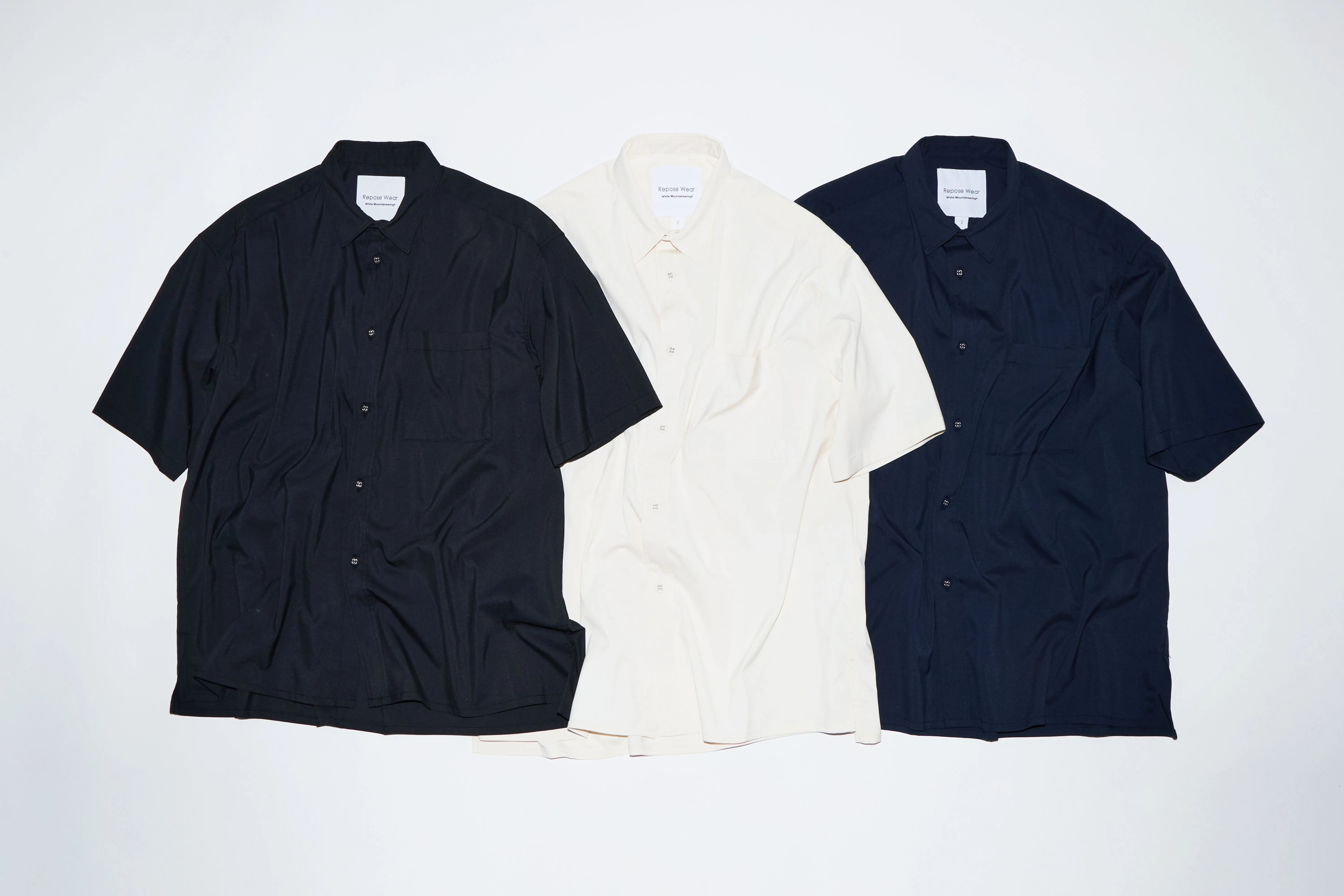REGULAR COLLAR S/S SHIRT sold by White Mountaineering