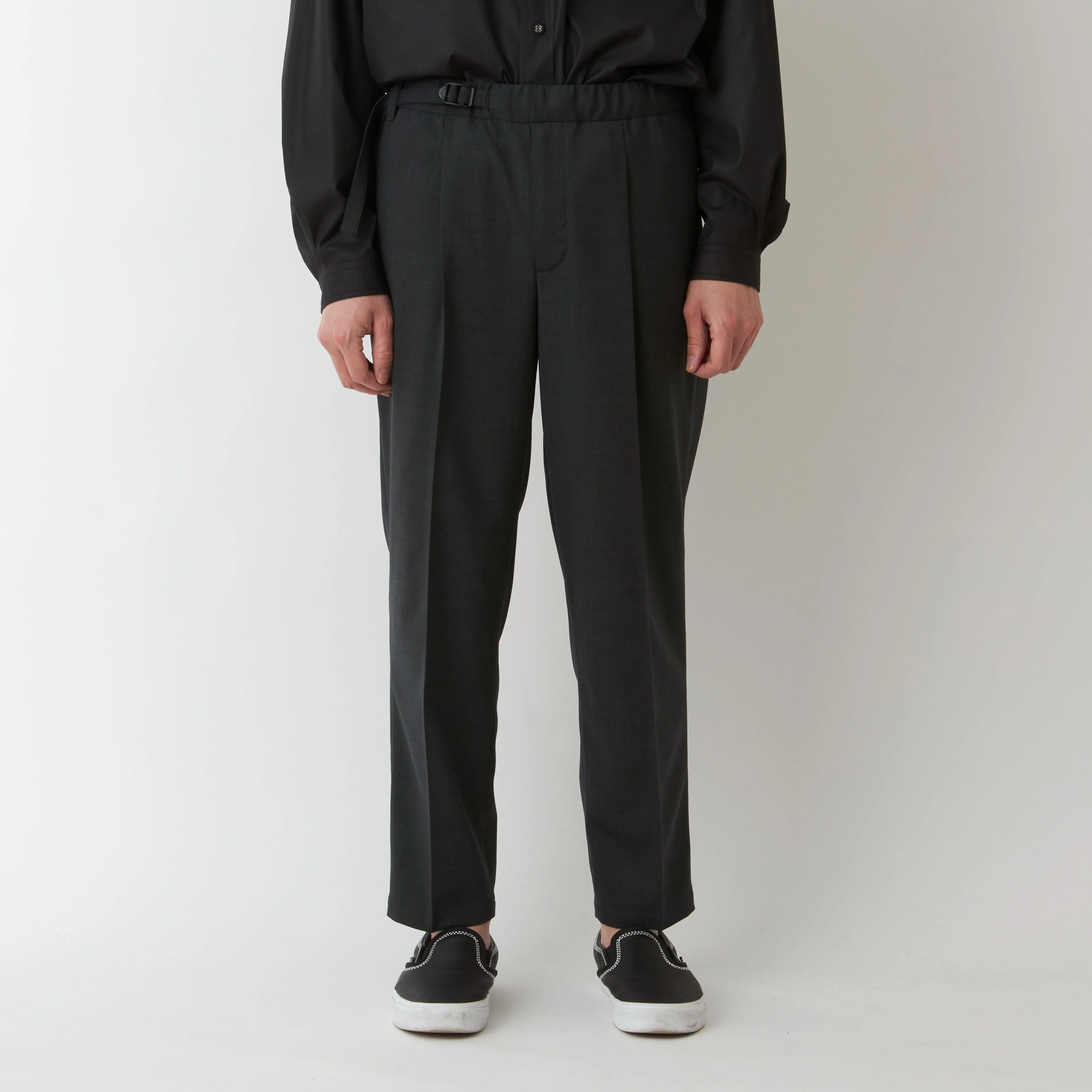 STRETCH TWILL 1 TUCK PANTS sold by White Mountaineering product image thumbnail 2