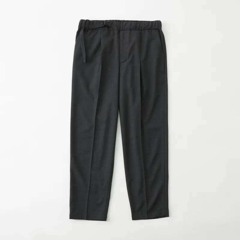 STRETCH TWILL 1 TUCK PANTS made by White Mountaineering