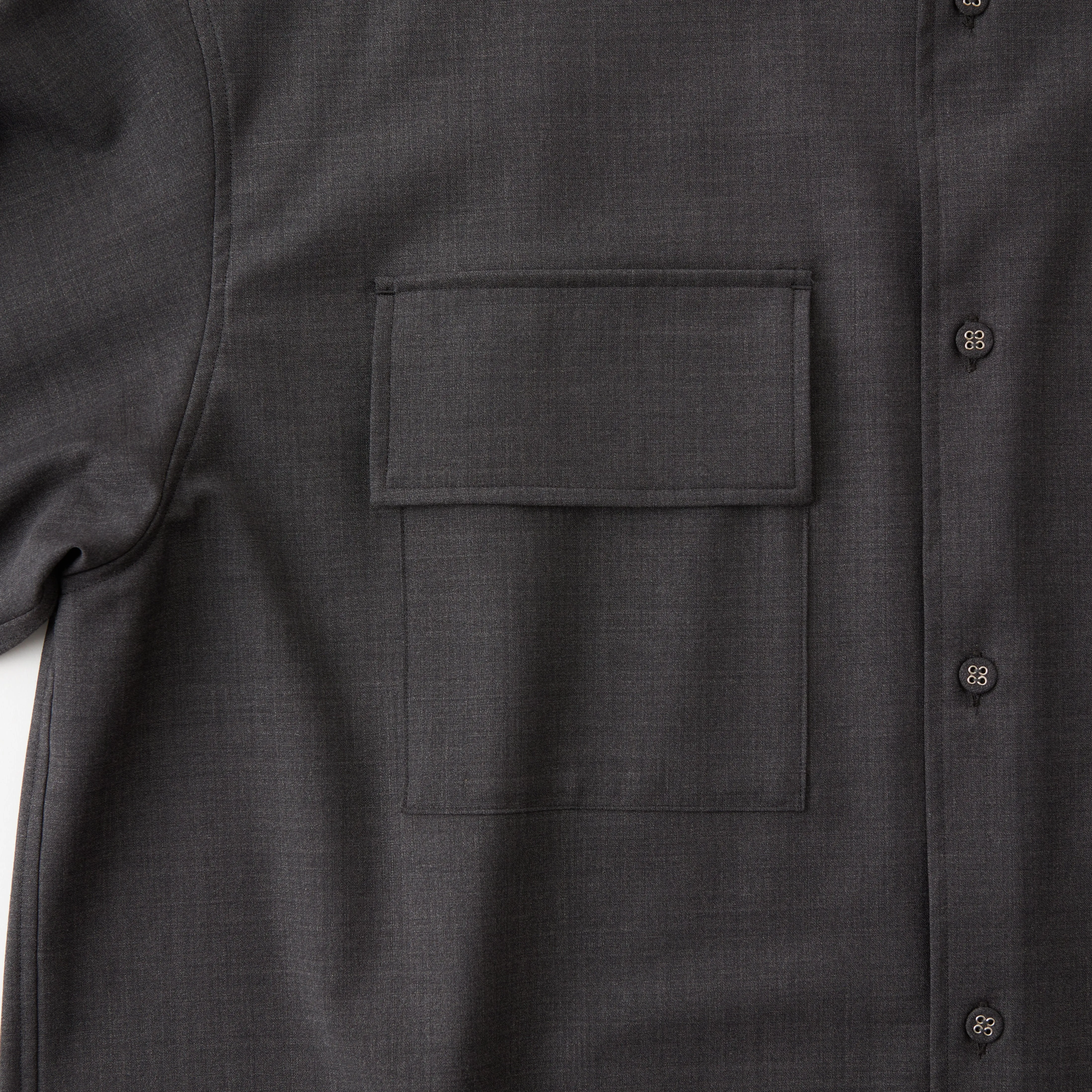 STRETCH BAND COLLAR SHIRT sold by White Mountaineering product image thumbnail 4